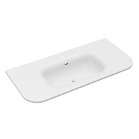 Раковина Alto VCB-4A100MW, Corian, цвет белый матовый - Gidratop.ru изображение