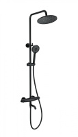 Душевая система с термостатом WONZON & WOGHAND CAPSULE, Черный матовый (WW-B3031-A1-MB) - Gidratop.ru изображение