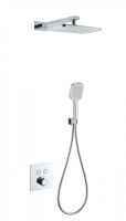Душевая система с термостатом встраиваемая WONZON & WOGHAND, Хром (WW-D2017-B-CR) - Gidratop.ru изображение