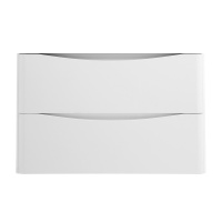 ACQUA База под раковину подвесная с двумя выкатными ящиками, Bianco Lucido, 800x450x500, ACQUA-800-2C-SO-BL - Gidratop.ru изображение