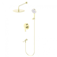 Душевая система встраиваемая WONZON & WOGHAND BRILLIANT, Брашированное золото (WW-88939079-BG) - Gidratop.ru изображение