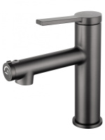 Смеситель для раковины с функцией полоскания WONZON & WOGHAND, Темный графит (WW-H1017-BGG) - Gidratop.ru изображение