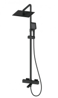 Душевая система с термостатом WONZON & WOGHAND, Черный матовый (WW-88739901-MB) - Gidratop.ru изображение