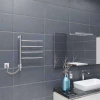 Полотенцесушитель электрический Vincea VTD-1S1CE 43x60, хром, таймер - Gidratop.ru изображение