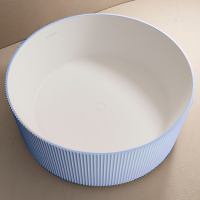 Ванна из искусственного камня ABBER Stein AS9679Blau голубая - Gidratop.ru изображение