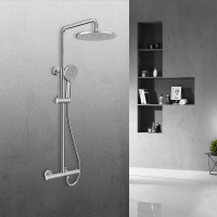 Душевая стойка Esse VSFS-1E0TCH термостатическая, хром - Gidratop.ru изображение