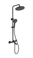 Душевая система с термостатом WONZON & WOGHAND T-1000, Черный матовый (WW-B3057-A-MB)