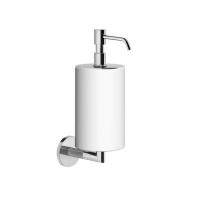 Gessi Ingranaggio дозатор для жидкого мыла настенный белый, цвет: хром - Gidratop.ru изображение