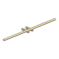 Полотенцедержатель двойной ABBER Osten 316 AA1855BG золото брашированное - Gidratop.ru изображение