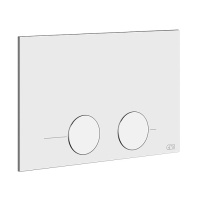 GESSI клавиша смыва для унитаза, двойная, для систем инсталляций TECE, цвет хром - Gidratop.ru изображение