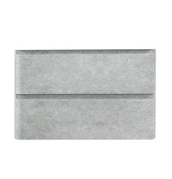 ALBANO-CER База под керамическую раковину  подвесная с двумя выкатными ящиками, Cemento Verona Grigio, 770x444x500, ALBANO-CER-800-2C-SO-CVG - Gidratop.ru изображение