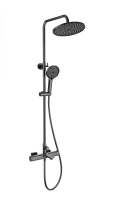 Душевая система с термостатом WONZON & WOGHAND SOLID, Темный графит (WW-C3011-A-BGG) - Gidratop.ru изображение