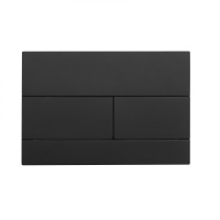 Кнопка смыва для инсталляции механическая WONZON & WOGHAND, Черный матовый (WW-IB235-MB) - Gidratop.ru изображение