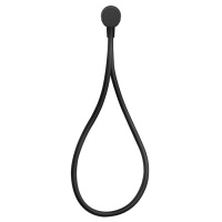 Gessi Hi-Fi душевой магнитные комплект, состоящий из вывода воды, держателя, шланга 1,50 м и лейки, цвет: Black XL - Gidratop.ru изображение