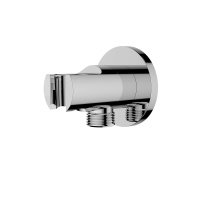 Держатель ручного душа VSC-31CH с подводом воды, хром - Gidratop.ru изображение