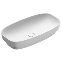 Catalano Alvea Раковина 75*40 настольная или полувстраиваемая , цвет белый глянцевый