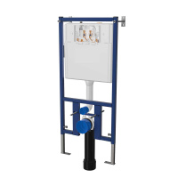 Инсталляция для подвесного унитаза Vincea VIS-450, 510*1000, цвет сине-белый - Gidratop.ru изображение