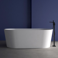 Акриловая ванна ABBER AB9209MW белая матовая - Gidratop.ru изображение