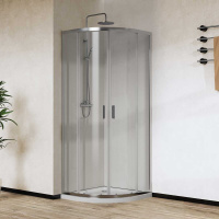 Душевой уголок City VSQ-5CT900CL, 900*900, хром, стекло прозрачное - Gidratop.ru изображение