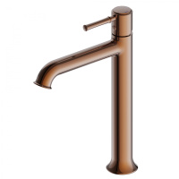 Смеситель для раковины высокий WONZON & WOGHAND TOR, Розовое золото (WW-88019073-RG) - Gidratop.ru изображение