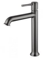 Смеситель для раковины высокий WONZON & WOGHAND TOR, Темный графит (WW-88019073-BGM) - Gidratop.ru изображение