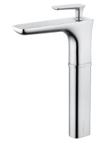 Смеситель для раковины высокий WONZON & WOGHAND SHARK, Хром (WW-481104-CR) - Gidratop.ru изображение