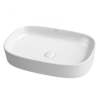 Раковина накладная ABBER Rechteck AC2209 белая - Gidratop.ru изображение