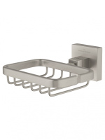 Мыльница с держателем WONZON & WOGHAND POLO, Брашированный никель (WW-8924-BN)