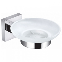 Мыльница с держателем WONZON & WOGHAND POLO, Хром (WW-8922)