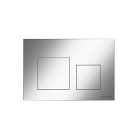 Кнопка смыва Balance, клавиши Square, цвет хром матовый, арт. CN12-002M - Gidratop.ru изображение