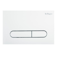 Кнопка смыва BelBagno PROSPERO, цвет-белый - Gidratop.ru изображение