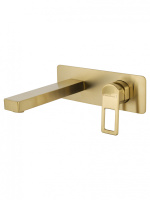 Смеситель для раковины встраиваемый WONZON & WOGHAND FRAME, Брашированное золото (WW-88869010- BG) - Gidratop.ru изображение