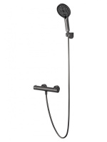 Смеситель для душа с термостатом WONZON & WOGHAND INN 3, Темный графит (WW-B2065-A-BGG)