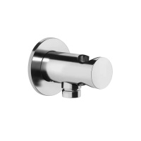 Gessi Ingranaggio держатель для душевой лейки с выводом воды, цвет: хром