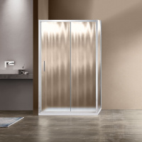 Душевой уголок Garda VSR-1G1015CH, 1500*1000, хром, стекло шиншилла - Gidratop.ru изображение