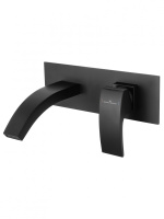 Смеситель для раковины встраиваемый WONZON & WOGHAND FIT, Черный матовый (WW-88869009-MB) - Gidratop.ru изображение