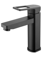 Смеситель для раковины WONZON & WOGHAND FRAME, Черный матовый (WW-88139010-MB) - Gidratop.ru изображение
