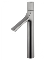 Смеситель для раковины высокий WONZON & WOGHAND The ONE, Темный графит (WW-H1011-BGG) - Gidratop.ru изображение