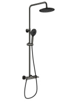 Душевая система WONZON & WOGHAND MUSE Corno, Темный графит (WW-A30653-BGG)