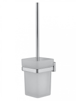 Туалетный ершик в комплекте WONZON & WOGHAND FLAT, Хром (WW-9729)