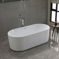 Ванна акриловая Vincea VBT-426-1700 1700*800*580, цвет белый, щелевой перелив - Gidratop.ru изображение