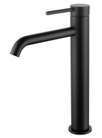 Смеситель для раковины высокий WONZON & WOGHAND STICK, Черный матовый (WW-88239017-MB) - Gidratop.ru изображение