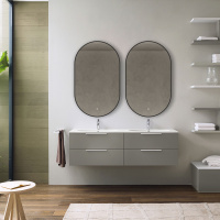 Зеркало LED VLM-3AU100B 600х1000 c сенсорным выключателем и диммером - Gidratop.ru изображение