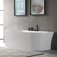 Акриловая ванна ABBER AB9335-1.7 L белая - Gidratop.ru изображение