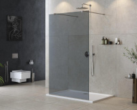 душевая перегородка CEZARES LIBERTA-L-2-120-120-GR-Cr - Gidratop.ru изображение