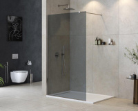 душевая перегородка CEZARES LIBERTA-L-1-120-120-GR-Cr