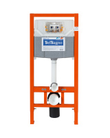 Инсталляция BelBagno 120 для подвесного унитаза, 1150х500х120 мм, со смывным бачком скрытого монтажа, фронтальное управление, крепление к стене в комп - Gidratop.ru изображение