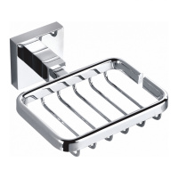 Мыльница с держателем WONZON & WOGHAND POLO, Хром (WW-8924)