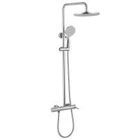 Душевая стойка ABBER Emotion AF8816 с изливом, хром - Gidratop.ru изображение