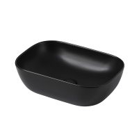 Раковина накладная ABBER Rechteck AC2200MB черная матовая - Gidratop.ru изображение